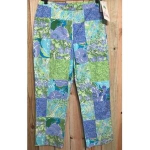 Lilly Pulitzer Capri Crop Pants Women's Size 4